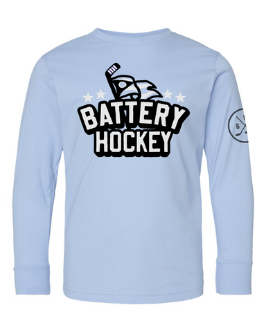 Battery Hockey Ohio Flag Long Sleeve Tee