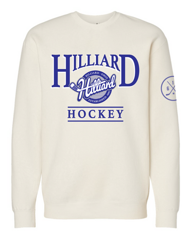 Hilliard Hockey Club 90's Crewneck - CREAM