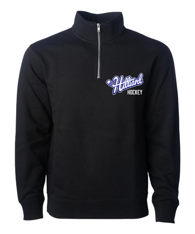 Hilliard Hockey Club 1/4 Zip Fleece Pullover - Black