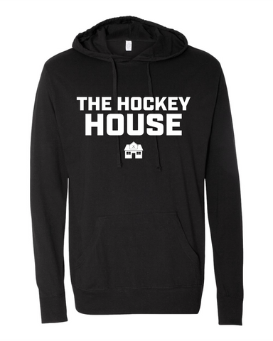 The Hockey House Lightweight Hoodie - BLACK