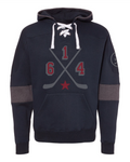 614 Hockey Old Time Hockey Hockey Lace Hoodie