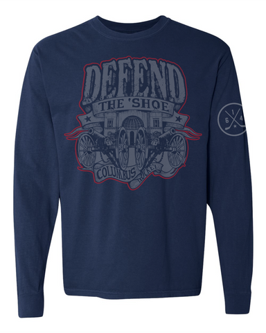 614 Hockey “Defend The ‘Shoe” Long Sleeve Tee